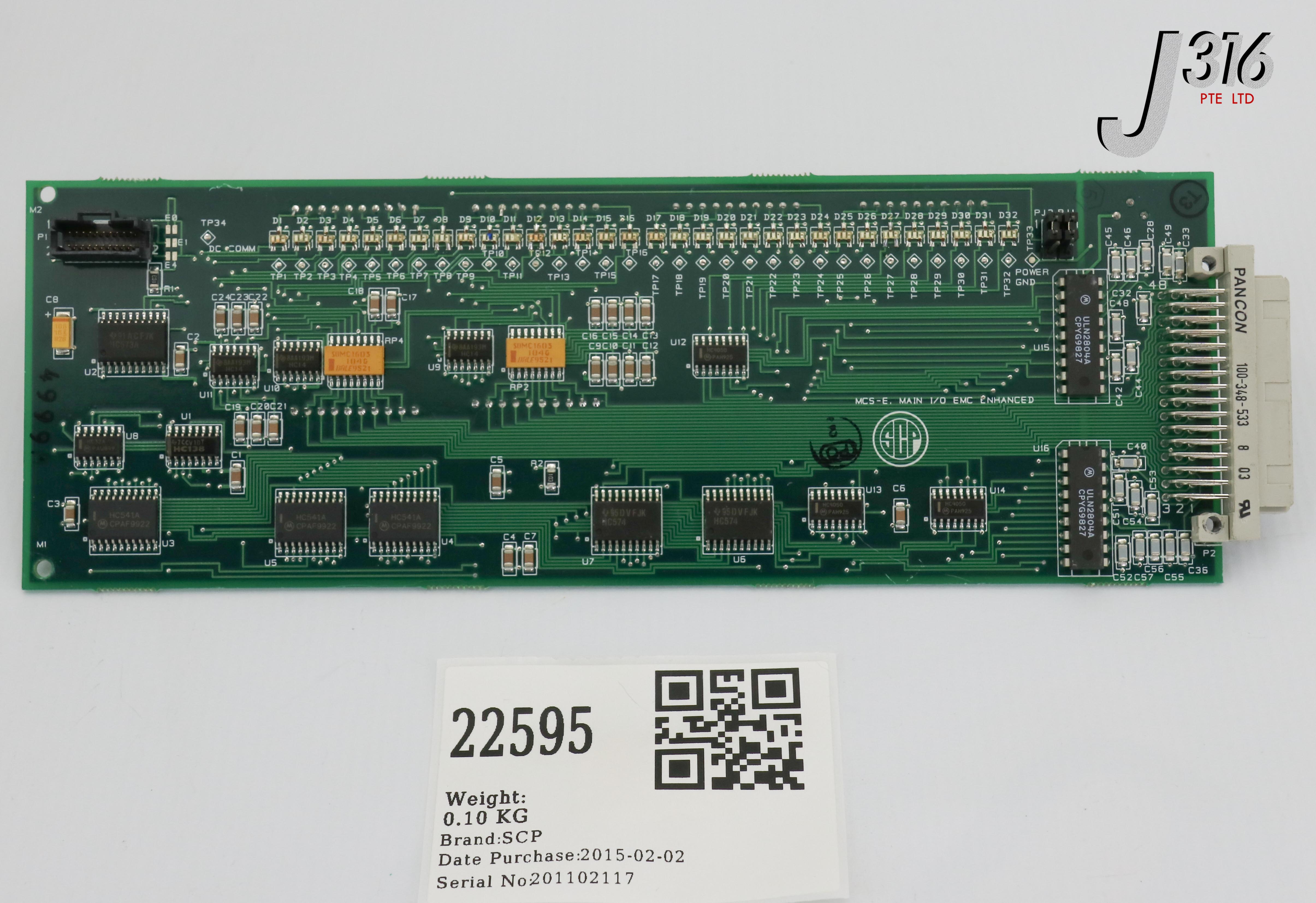 ハッピー 22595 SCP PCB, MAIN I/O EMC ENHANCED MCS-E | eBay